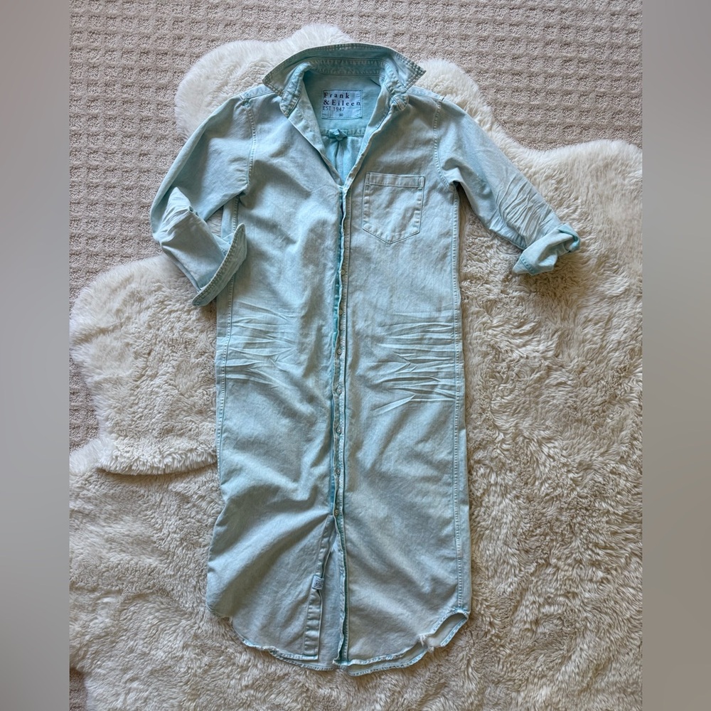 Frank & Eileen Rory maxi denim dress. EUC size XS